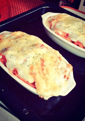 アッツアツ!焼きナポリタン♪-レシピのメイン写真