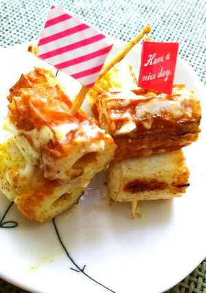 ☆チーズIN竹輪カレー味☆隙間おかず-レシピのメイン写真