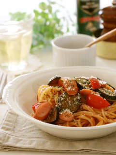 なすとウインナーのスパゲッティ…-レシピのメイン写真