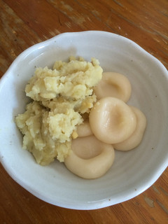 芋栗あんの豆腐白玉団子♪-レシピのメイン写真