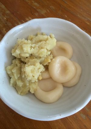 芋栗あんの豆腐白玉団子♪-レシピのメイン写真