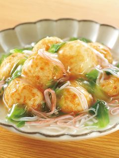 たこ焼きのレタスあんかけ-レシピのメイン写真