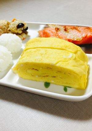 これで1品！ご飯がすすむ！だし巻き卵♡-レシピのメイン写真