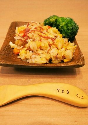 簡単こどもご飯 ☆ コーンビーフ炒飯-レシピのメイン写真