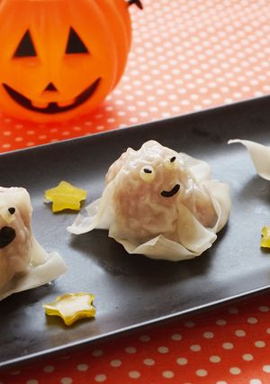 ハロウィン♪おばけ焼売-レシピのメイン写真