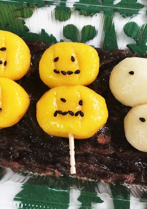 ハロウィン団子-レシピのメイン写真