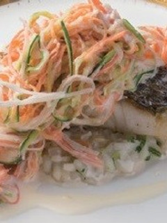 白身魚のポワレ 旬菜のリゾット仕立て-レシピのメイン写真