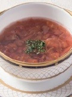 トマトとキドニービーンズの赤ワインスープ-レシピのメイン写真
