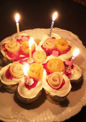 5才 ハートのケーキ-レシピのメイン写真