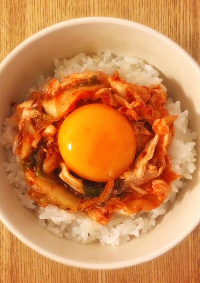 ささみのキムチ和えごはん-レシピのメイン写真