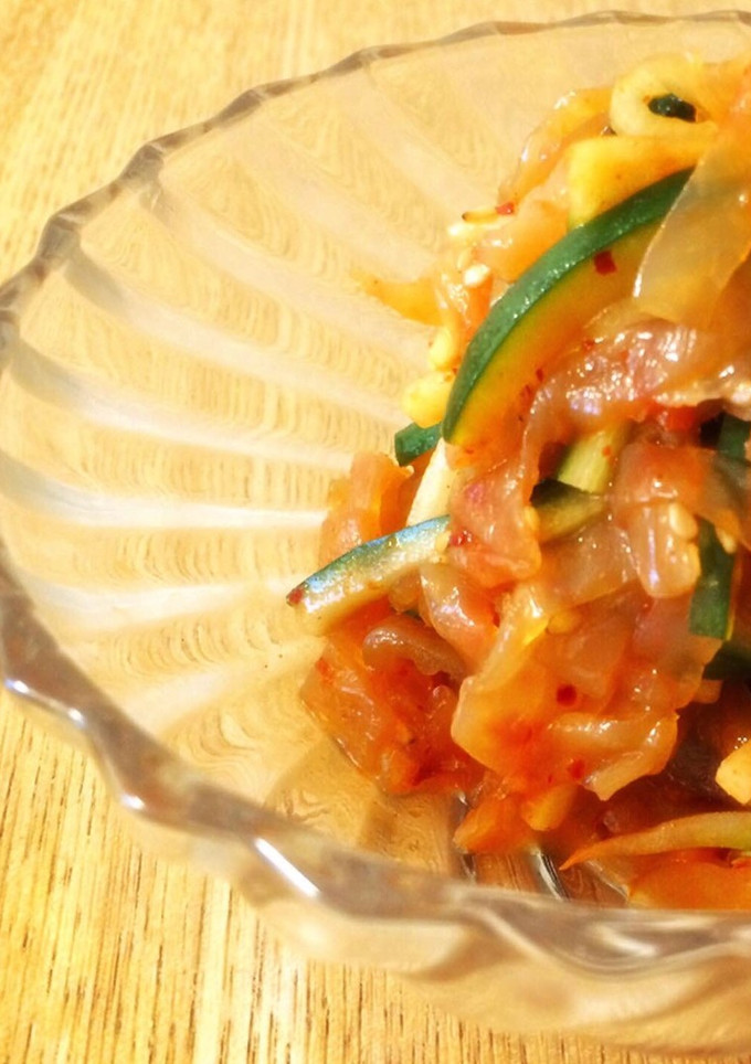 キムチと中華くらげの和え物-レシピのメイン写真
