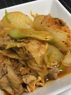 豚キムチと大根の煮物-レシピのメイン写真