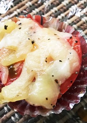 【手抜きに！】トマトのチーズ焼き-レシピのメイン写真
