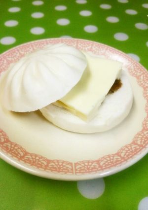 *肉まんチーズバーガー*-レシピのメイン写真