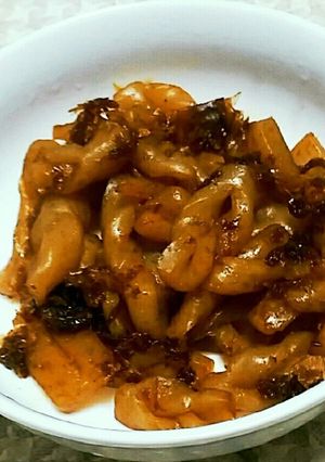 こんにゃくの甘辛おかか煮-レシピのメイン写真