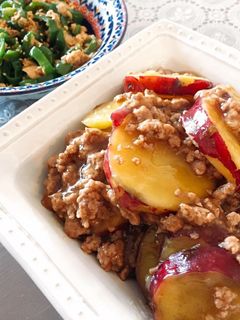 〜ひき肉とさつま芋の甘辛煮〜-レシピのメイン写真
