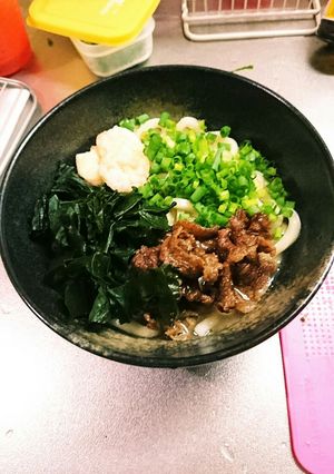 甘くない 肉うどん-レシピのメイン写真