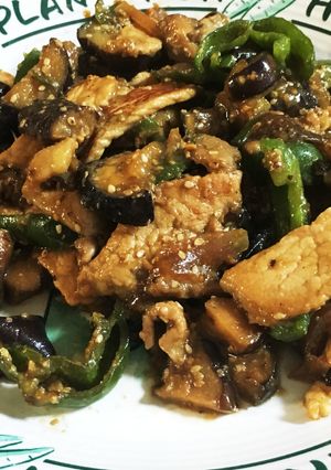 茄子と豚肉の味噌炒め-レシピのメイン写真