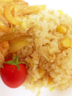 バター香る♪キャベツコーン炊き込みご飯♪-レシピのメイン写真
