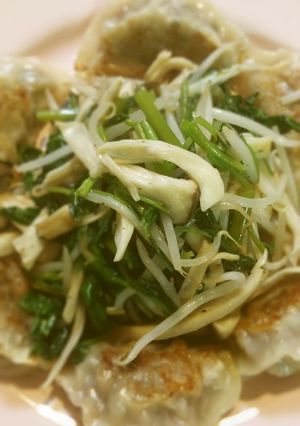 空芯菜と♪エリンギと♪もやしのソテー-レシピのメイン写真