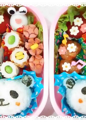 パンダさん遠足弁当-レシピのメイン写真