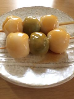 青汁の粉入りみたらし団子-レシピのメイン写真