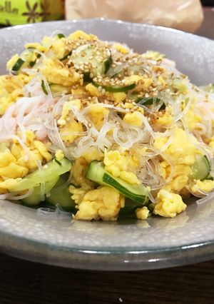 簡単!さっぱり春雨サラダ-レシピのメイン写真