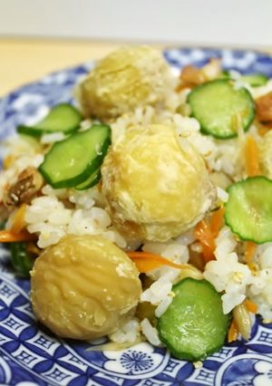 おもてなし秋祭り♪栗・穴子入りちらし寿司-レシピのメイン写真