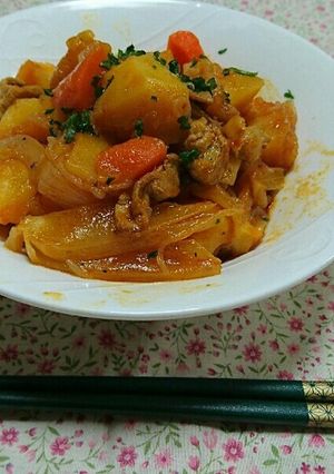 肉じゃが☆ケチャップ味-レシピのメイン写真