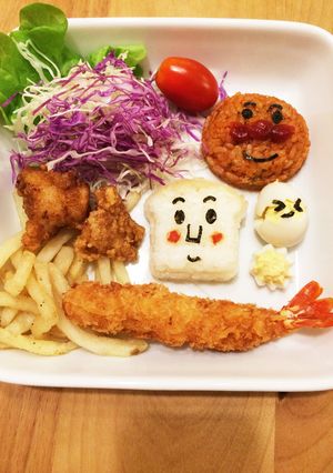 birthday 3歳♡♡アンパンマン-レシピのメイン写真