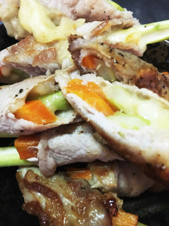 人参、チーズ、アスパラの豚肉巻き-レシピのメイン写真