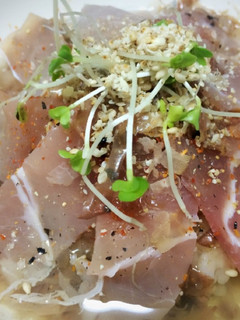 鰹節と生ハムのお茶漬け 黒胡椒風味-レシピのメイン写真