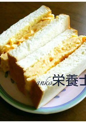 ★簡単絶品本格的♪厚焼き玉子サンド-レシピのメイン写真