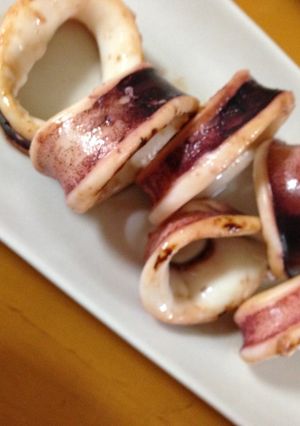 フライパンで！イカの塩麹漬け焼き-レシピのメイン写真