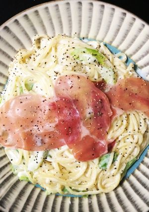 生ハムのクリームパスタ-レシピのメイン写真