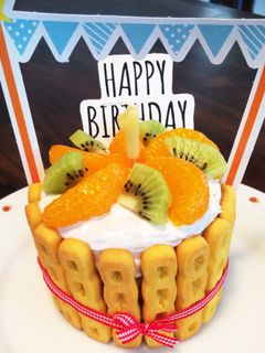 1歳 誕生日ケーキ ベビーダノン 簡単-レシピのメイン写真