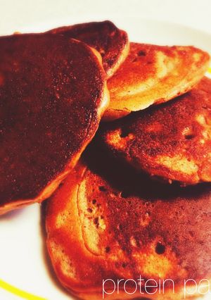 プロテインパンケーキ-レシピのメイン写真