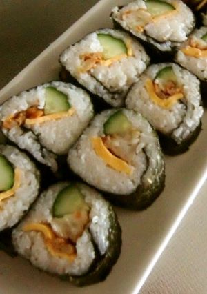 加賀揚とチェダーチーズの、簡単のり巻き-レシピのメイン写真