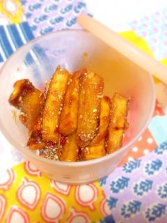 かりんとう風?揚げないスティック大学芋♪-レシピのメイン写真