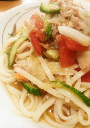 めんつゆで簡単☆冷やしうどん( ´艸｀)-レシピのメイン写真
