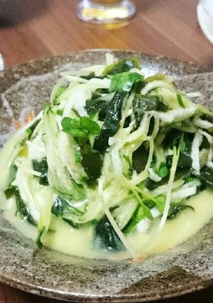 さっぱり!!山芋の酢味噌和え♪-レシピのメイン写真