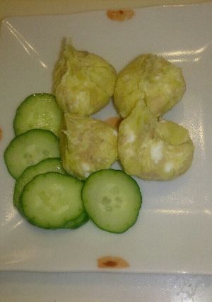 さつまいもサラダの茶巾包み風-レシピのメイン写真