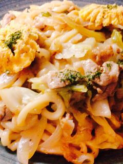 優しいお味!簡単本格焼うどん-レシピのメイン写真