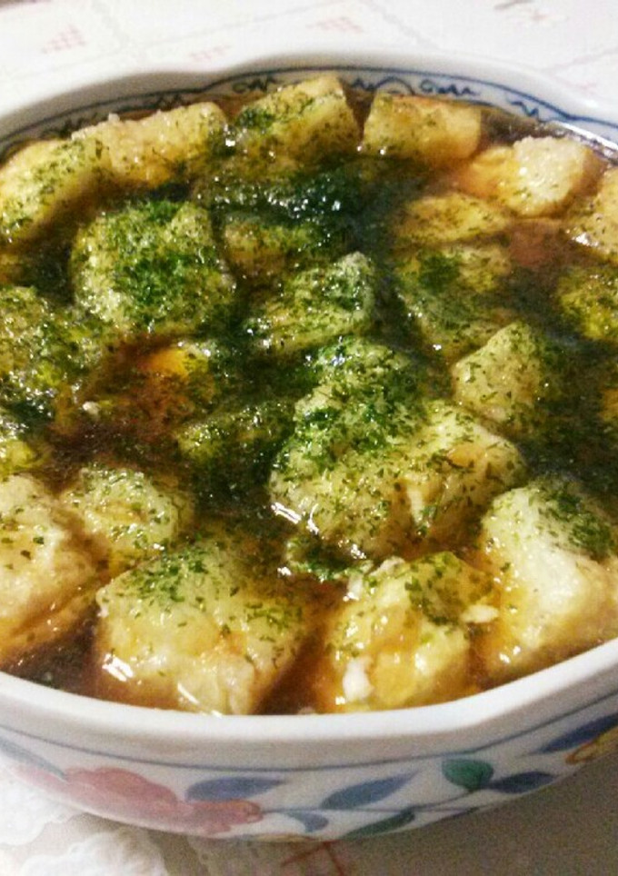 めんつゆで簡単揚げ出し豆腐♪-レシピのメイン写真