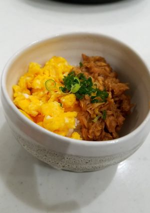 昼食に☆ツナで子供大好きそぼろ丼！？☆-レシピのメイン写真