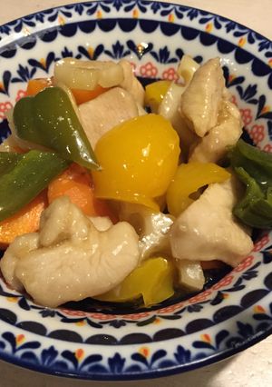 黒酢鶏胸肉-レシピのメイン写真