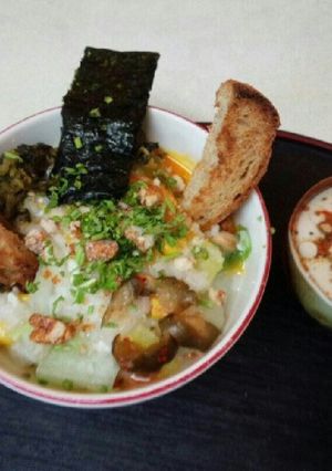 豪華お粥朝食(血管ダイエット食928)-レシピのメイン写真