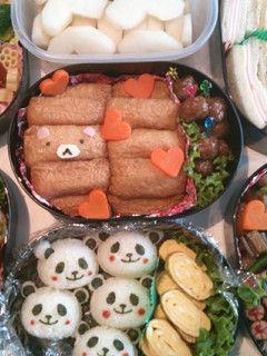 パンダさん運動会弁当 2014-レシピのメイン写真