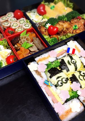 ミニオンズ♡重箱で運動会のお弁当♡-レシピのメイン写真