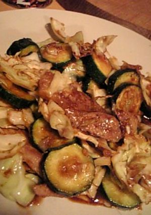 簡単・うまうま☆豚肉と野菜の甘辛味噌炒め-レシピのメイン写真